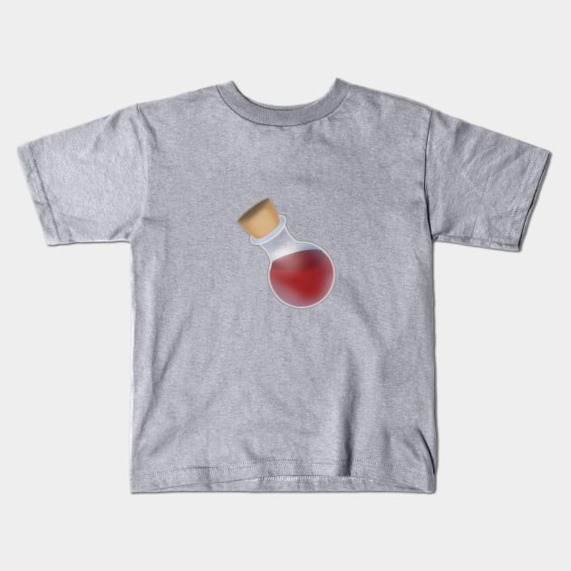 HEALTH POTION Kids T-Shirt by droidmonkey